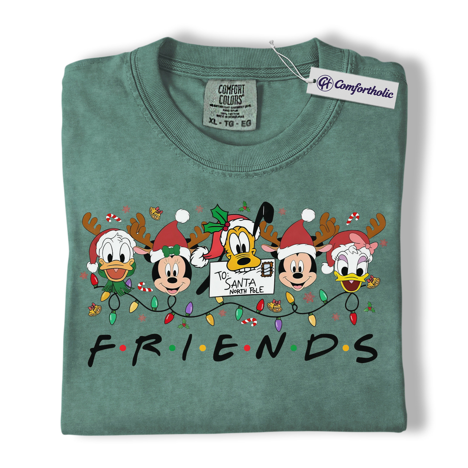 Mickey Mouse Shirt, Donald Duck Shirt, Christmas Shirt, Animated Graphic Tee, Comfort Colors Shirt - Image 9