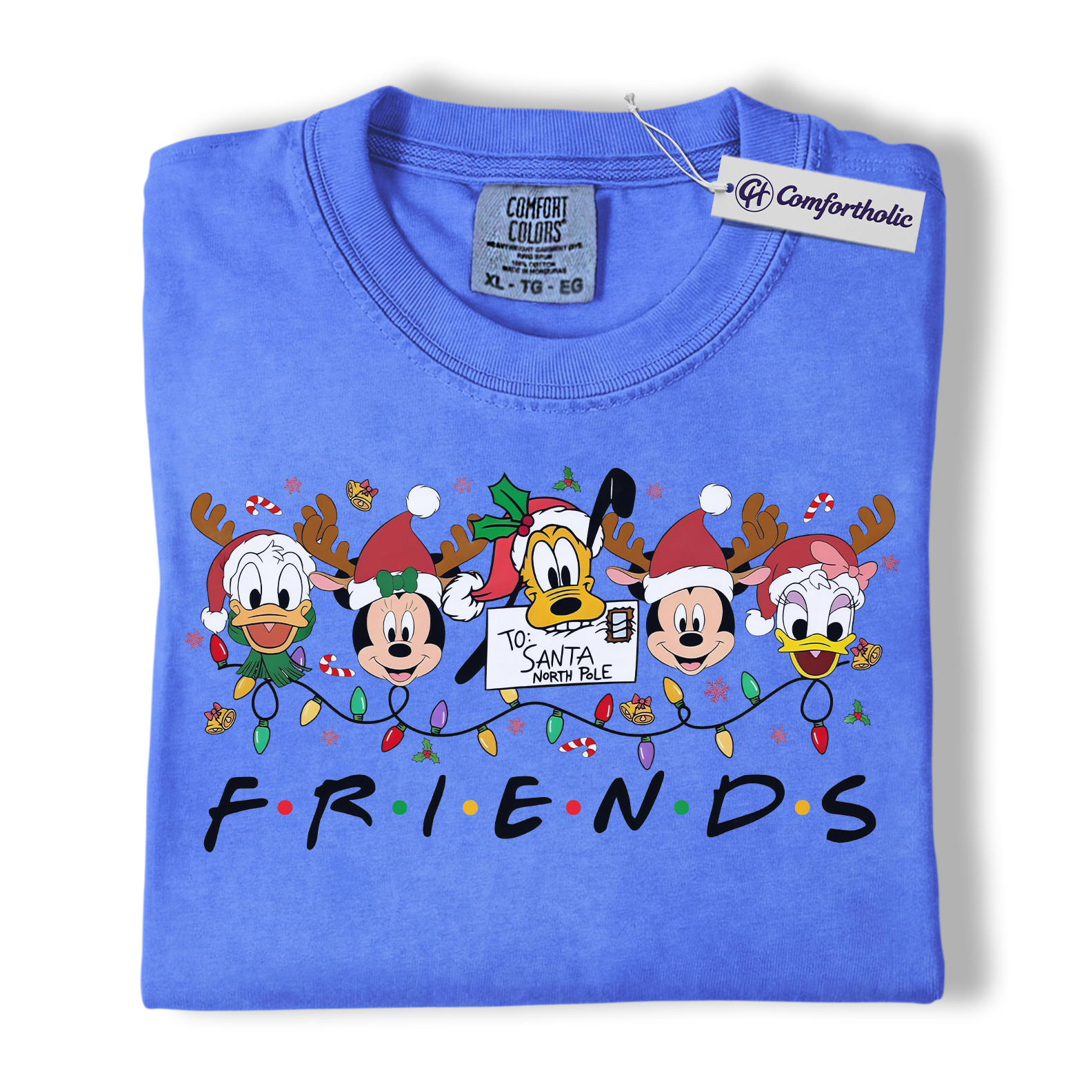 Mickey Mouse Shirt, Donald Duck Shirt, Christmas Shirt, Animated Graphic Tee, Comfort Colors Shirt - Image 11