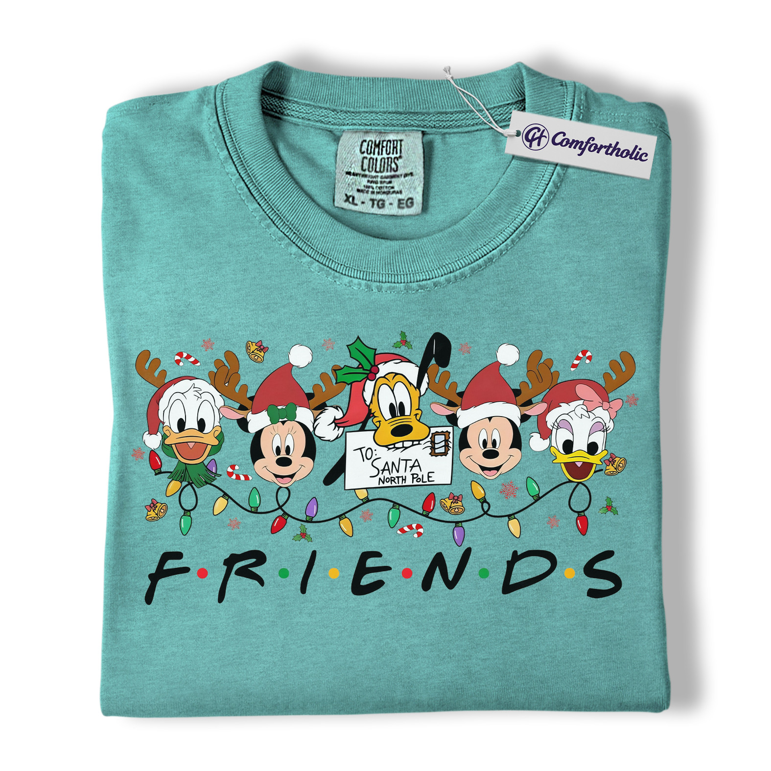 Mickey Mouse Shirt, Donald Duck Shirt, Christmas Shirt, Animated Graphic Tee, Comfort Colors Shirt - Image 12