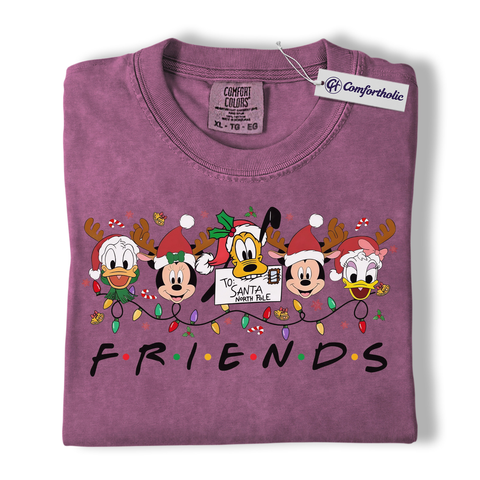 Mickey Mouse Shirt, Donald Duck Shirt, Christmas Shirt, Animated Graphic Tee, Comfort Colors Shirt - Image 14