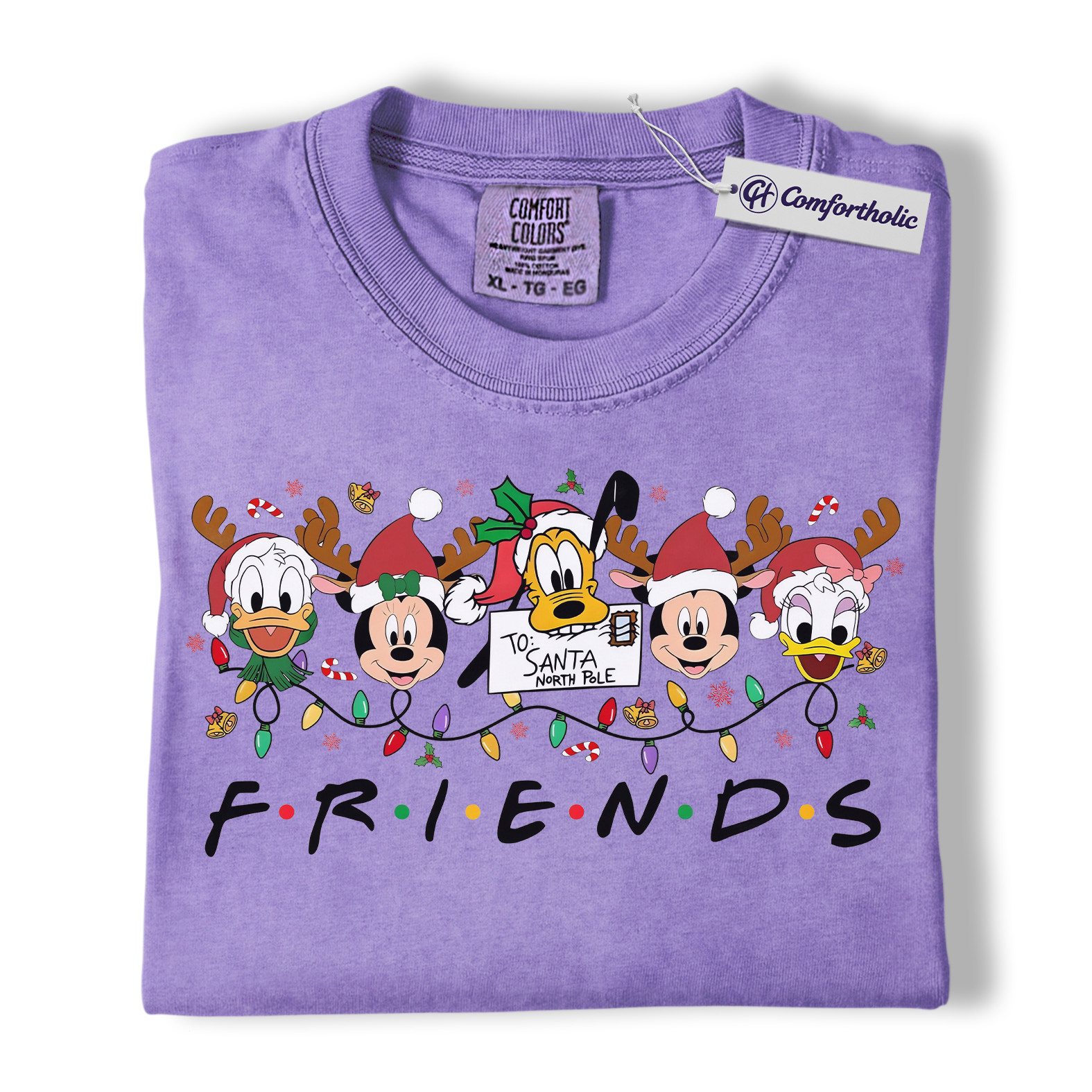 Mickey Mouse Shirt, Donald Duck Shirt, Christmas Shirt, Animated Graphic Tee, Comfort Colors Shirt - Image 17
