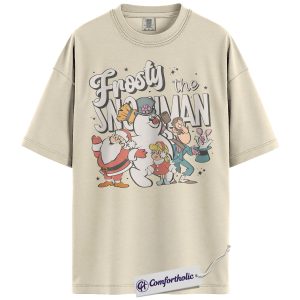 Frosty the Snowman Shirt, Christmas Shirt, Animated Graphic Tee, Comfort Colors Shirt