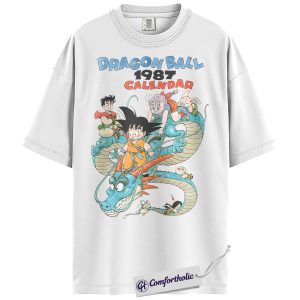 Alternative view of Dragon Ball Shirt, Christmas Shirt, Anime Graphic Tee, Comfort Colors Shirt