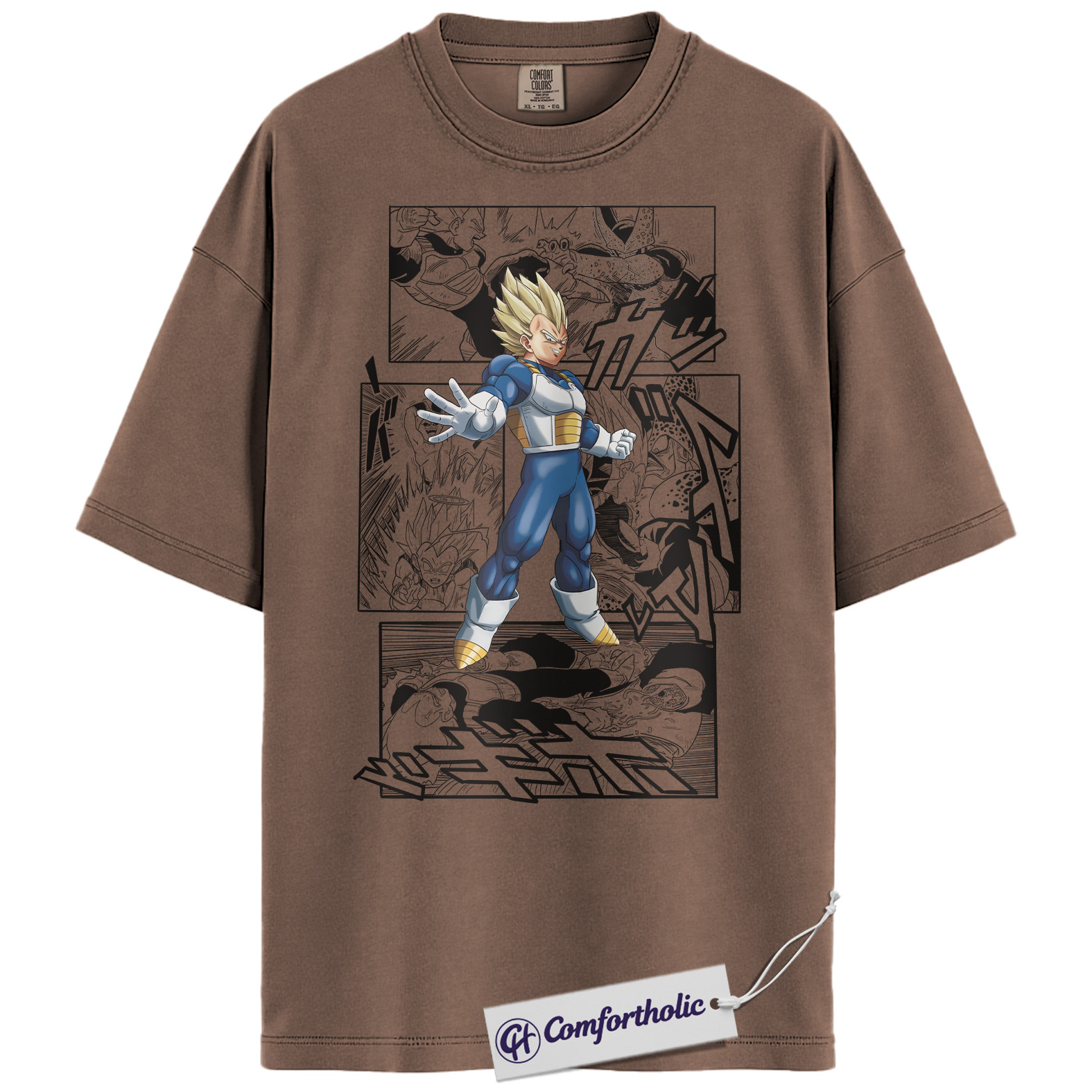 Vegeta Shirt, Dragon Ball Shirt, Anime Graphic Tee, Comfort Colors Shirt - Image 18