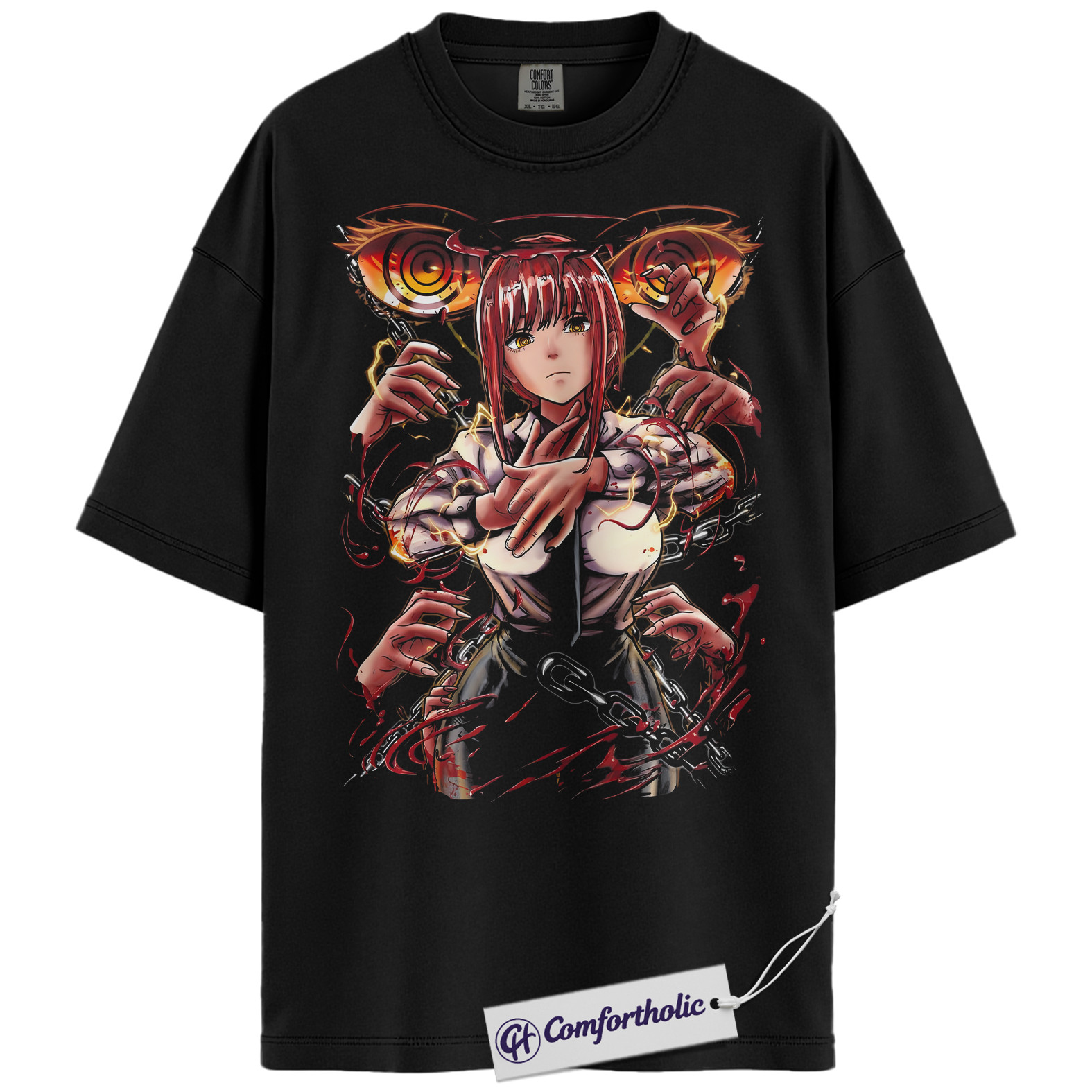 Makima Shirt, Chainsaw Man Shirt, Anime Graphic Tee, Comfort Colors Shirt