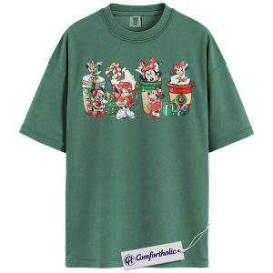 Minnie Mouse Shirt, Mickey Mouse Shirt, Christmas Shirt, Animated Graphic Tee, Comfort Colors Shirt