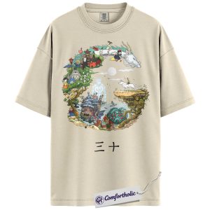 Studio Ghibli Shirt, Anime Graphic Tee, Comfort Colors Shirt