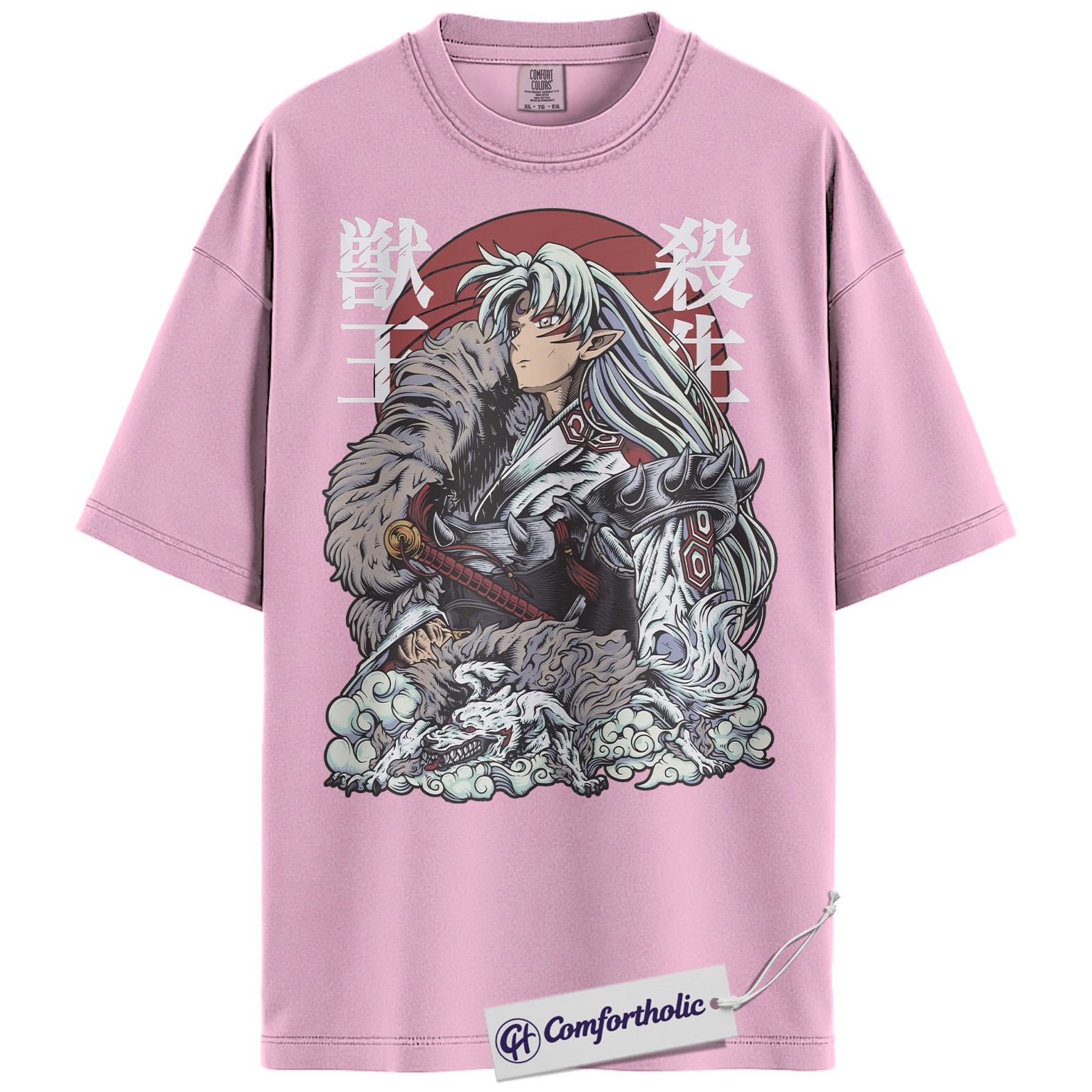Sesshomaru Shirt, Inuyasha Shirt, Anime Graphic Tee, Comfort Colors Shirt - Image 7