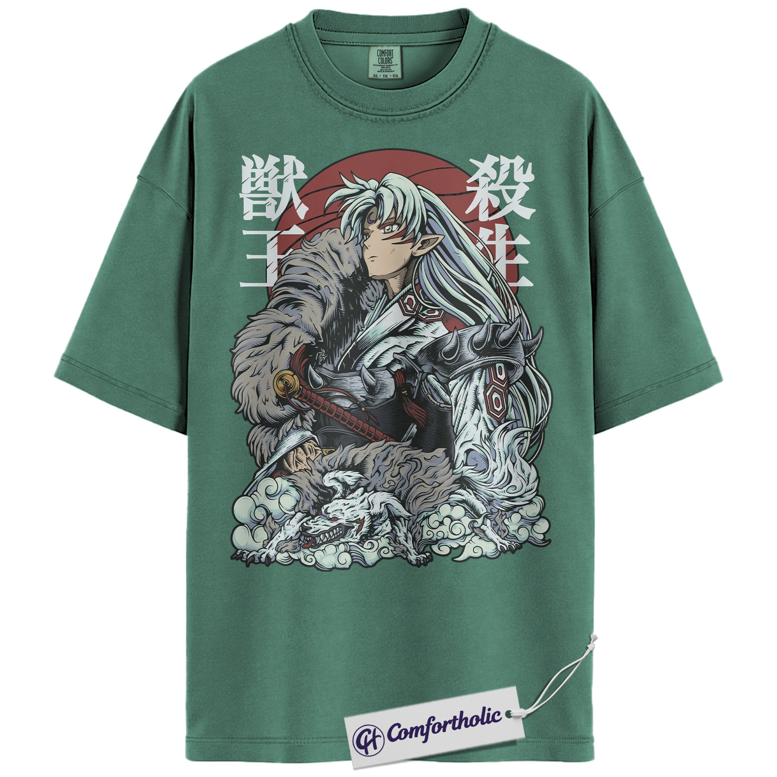Sesshomaru Shirt, Inuyasha Shirt, Anime Graphic Tee, Comfort Colors Shirt - Image 9