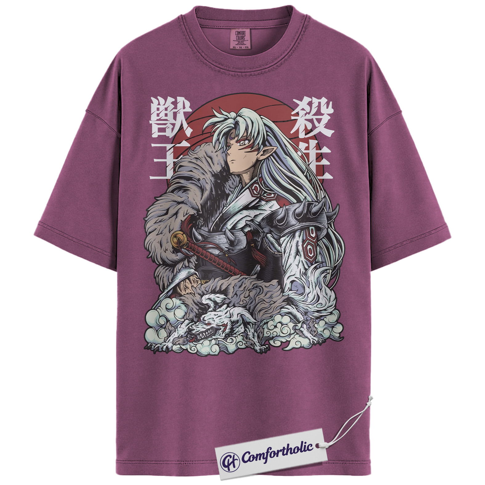 Sesshomaru Shirt, Inuyasha Shirt, Anime Graphic Tee, Comfort Colors Shirt - Image 13