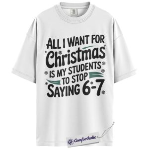 Alternative view of Funny Teacher Christmas Shirt, Math Teacher Holiday T-Shirt, Classroom Humor Graphic Tee, Christmas Gift for Teachers, Christmas Comfort Colors Shirt