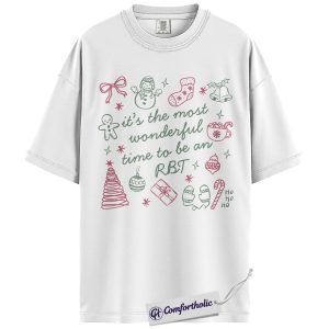 Alternative view of RBT Christmas Shirt, Cute ABA Therapist Holiday T-Shirt, Funny Registered Behavior Technician Graphic Tee, Christmas Gift for RBT Professionals, Christmas Comfort Colors Shirt