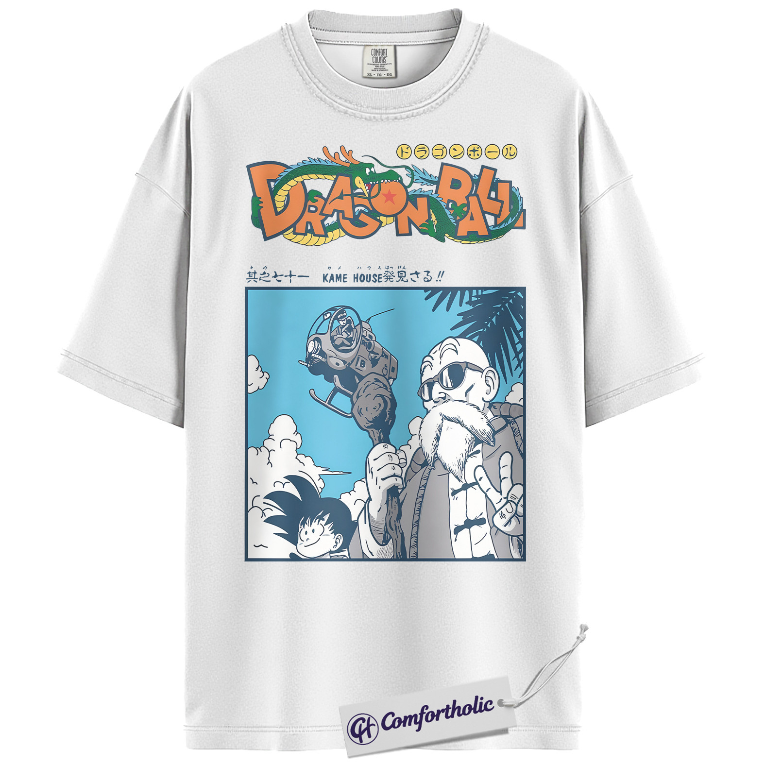 Son Goku Shirt, Master Roshi Shirt, Dragon Ball Shirt, Anime Graphic Tee, Comfort Colors Shirt - Image 2