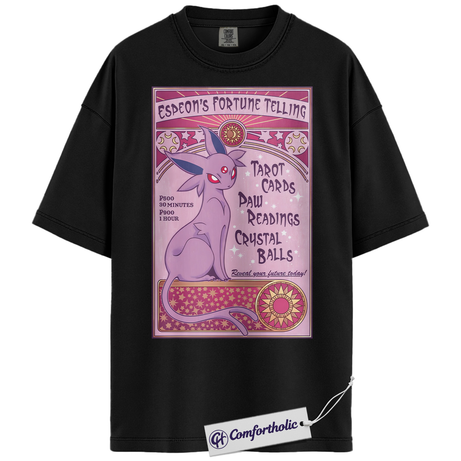 Espeon Shirt, Pokemon Shirt, PKM T-Shirt, Anime Graphic Tee, Comfort Colors Shirt - Image 3