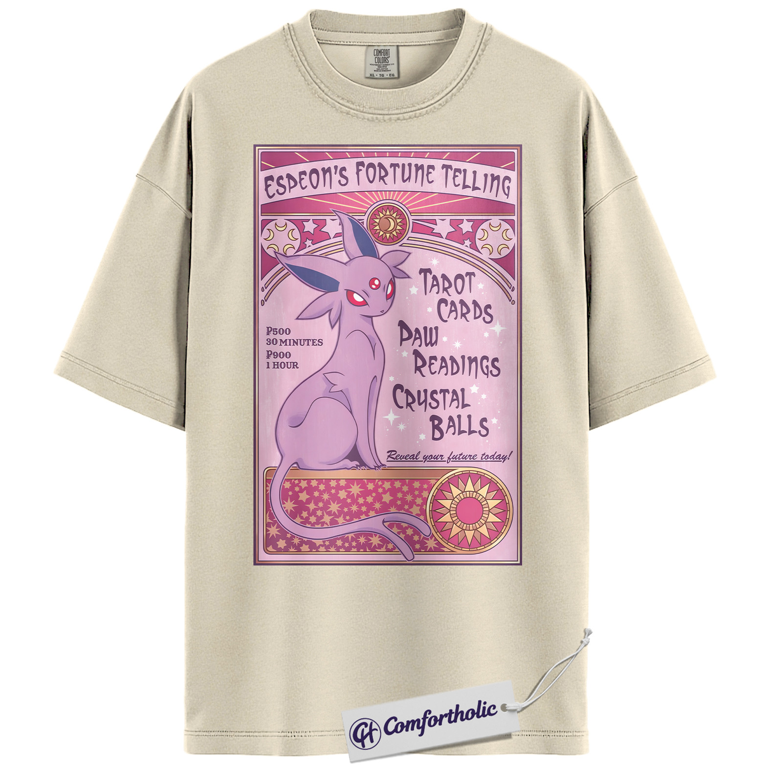 Espeon Shirt, Pokemon Shirt, PKM T-Shirt, Anime Graphic Tee, Comfort Colors Shirt - Image 5