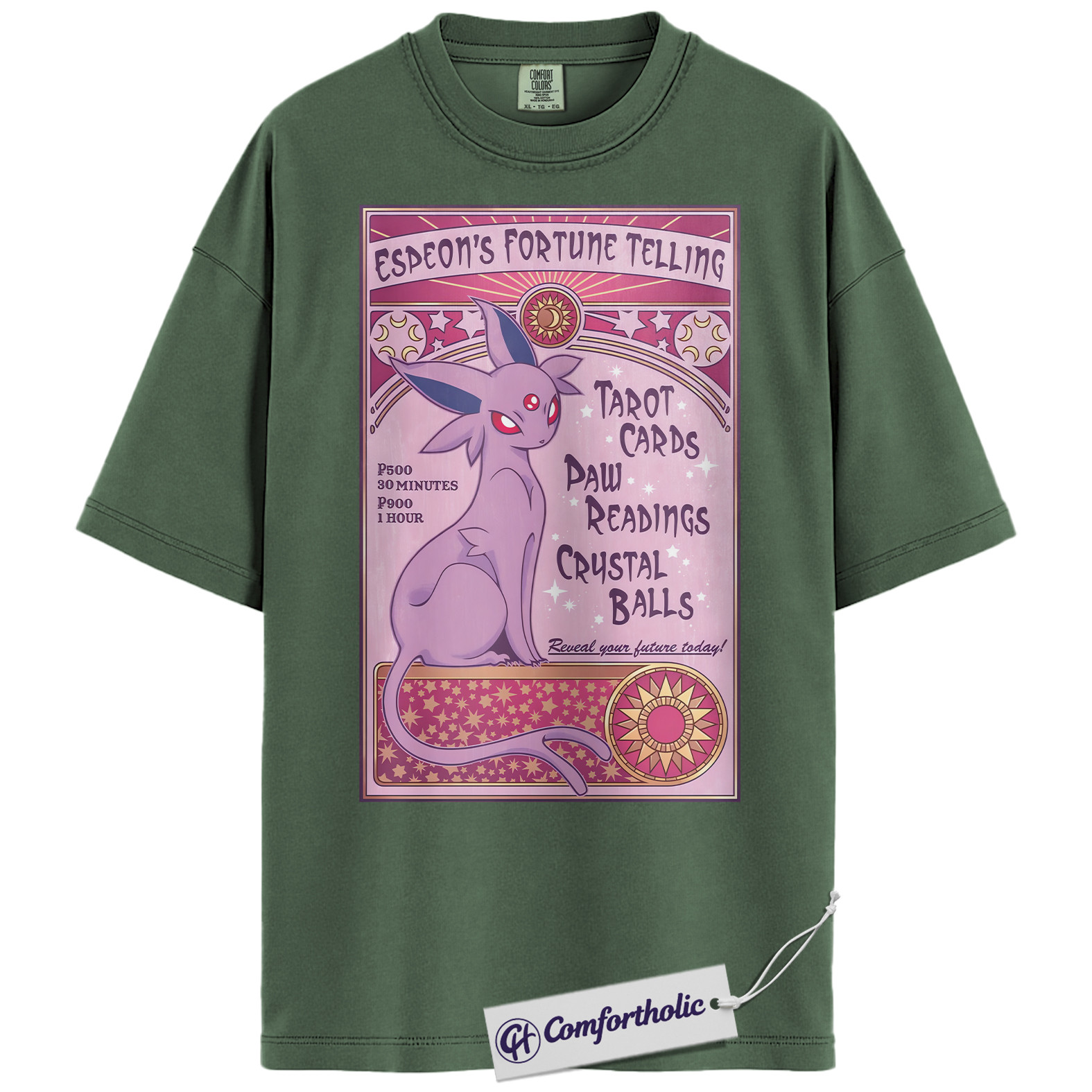 Espeon Shirt, Pokemon Shirt, PKM T-Shirt, Anime Graphic Tee, Comfort Colors Shirt - Image 6