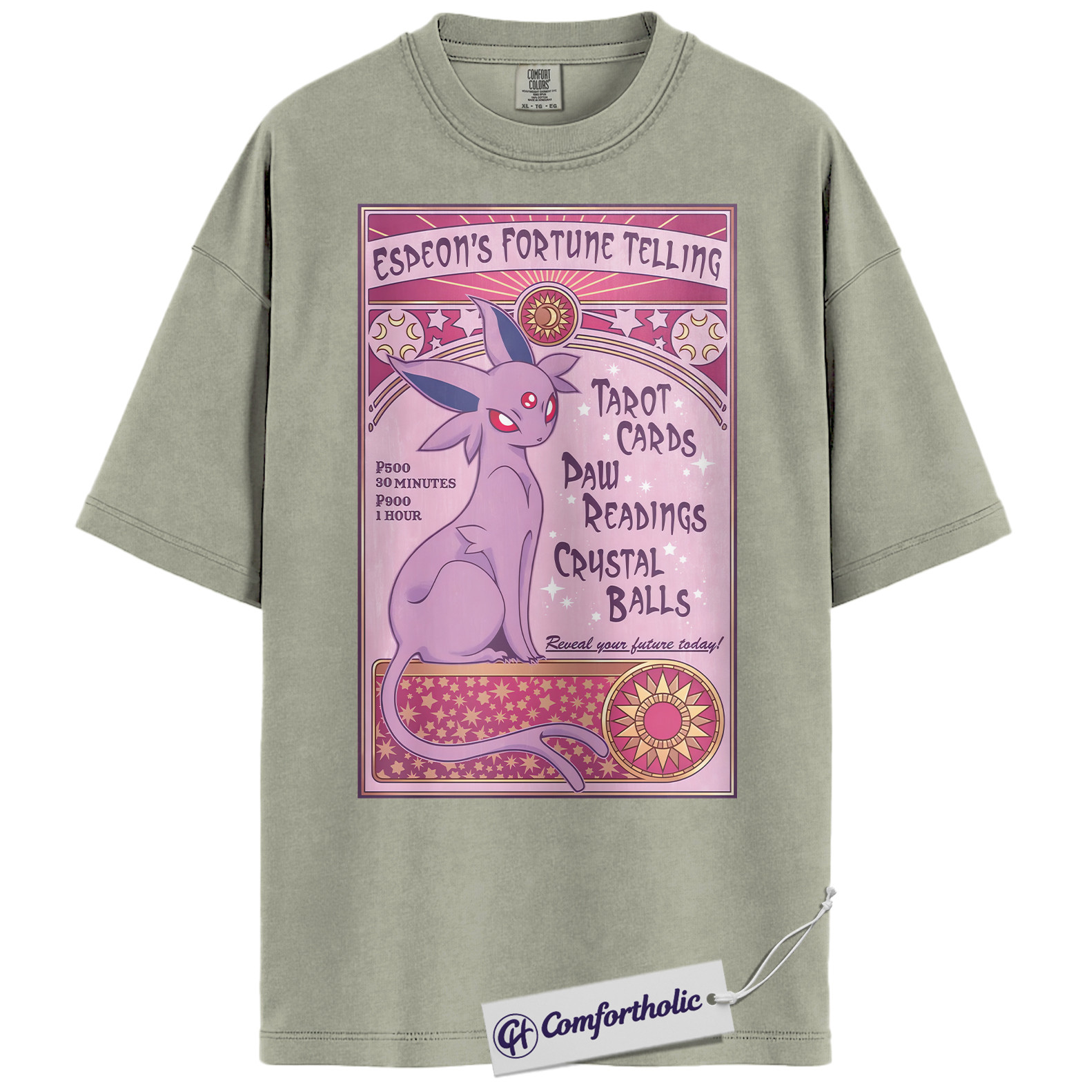 Espeon Shirt, Pokemon Shirt, PKM T-Shirt, Anime Graphic Tee, Comfort Colors Shirt - Image 7