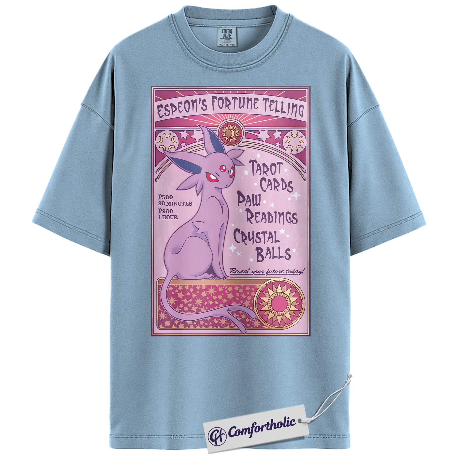Espeon Shirt, Pokemon Shirt, PKM T-Shirt, Anime Graphic Tee, Comfort Colors Shirt - Image 14