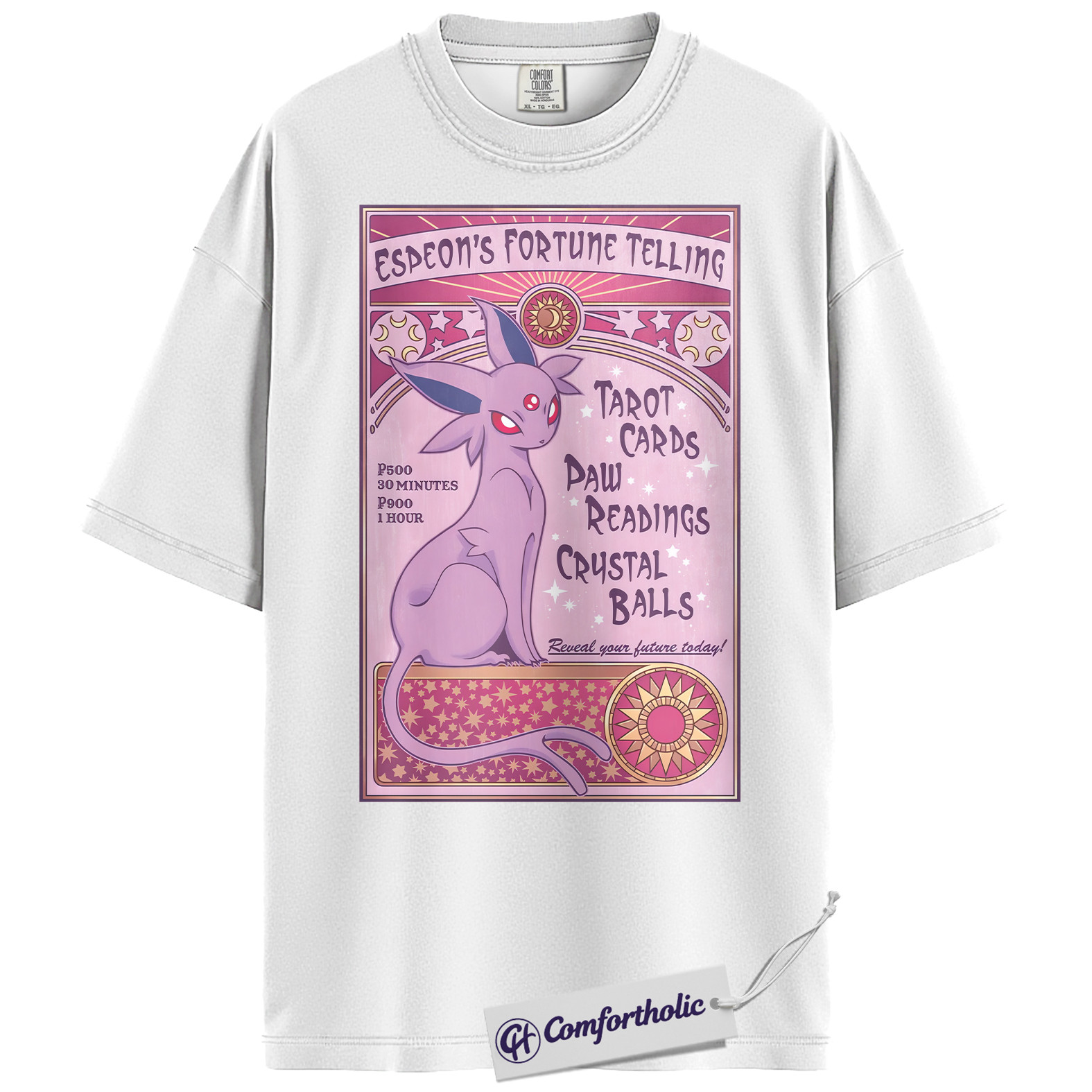 Espeon Shirt, Pokemon Shirt, PKM T-Shirt, Anime Graphic Tee, Comfort Colors Shirt - Image 2