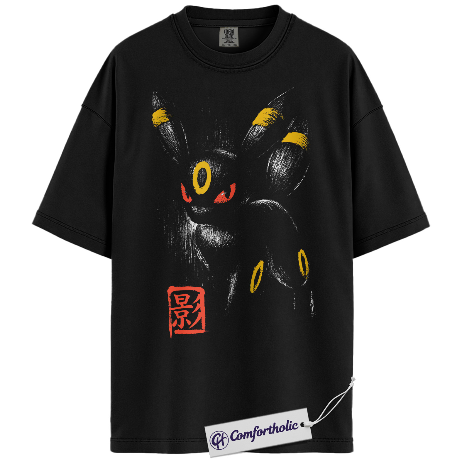 Umbreon Shirt, Pokemon Shirt, PKM T-Shirt, Anime Graphic Tee, Comfort Colors Shirt