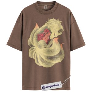 Ninetales Shirt, Vulpix Shirt, Pokemon Shirt, PKM T-Shirt, Anime Graphic Tee, Comfort Colors Shirt