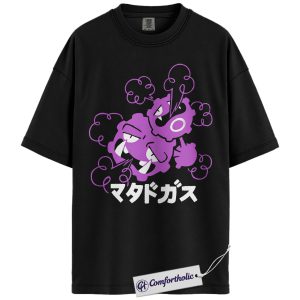 Weezing Shirt, Pokemon Shirt, PKM T-Shirt, Anime Graphic Tee, Comfort Colors Shirt