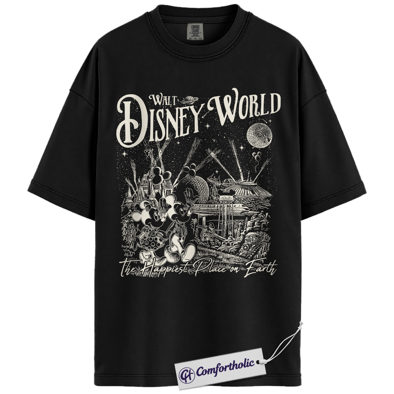 Mickey Mouse Shirt, Animated Graphic Tee, Comfort Colors Shirt