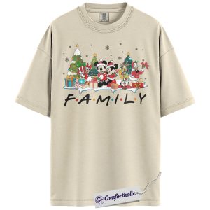 Mickey Mouse Shirt, Christmas T-Shirt, Animated Graphic Tee, Christmas Comfort Colors Shirt