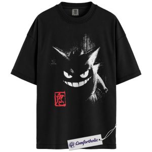 Gengar Shirt, Pokemon Shirt, PKM T-Shirt, Anime Graphic Tee, Comfort Colors Shirt
