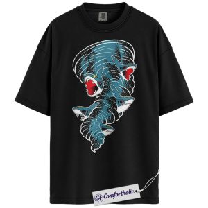 Sharpedo Shirt, Pokemon Shirt, PKM Shirt, Anime Graphic Tee, Comfort Colors Shirt