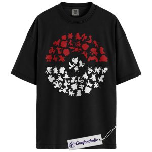 Pokemon Shirt, PKM Shirt, Anime Graphic Tee, Comfort Colors Shirt