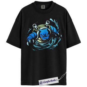 Blastoise Shirt, Pokemon Shirt, PKM Shirt, Anime Graphic Tee, Comfort Colors Shirt