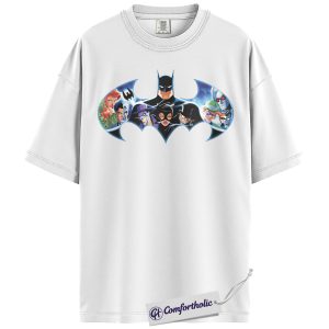 Alternative view of Batman Shirt, DC Comics Graphic Tee, Comfort Colors Shirt