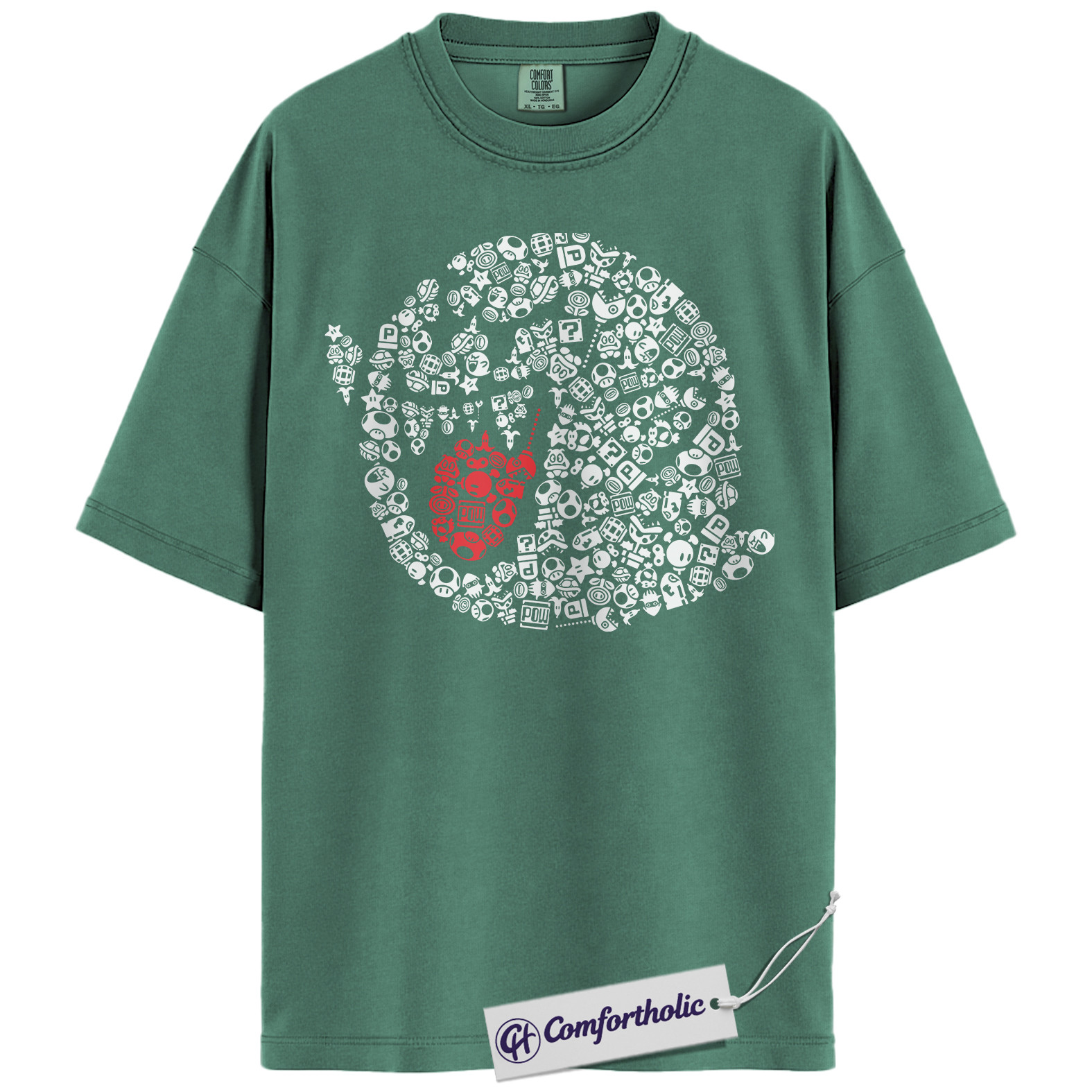 Boo Shirt, Super Mario Shirt, Game Graphic Tee, Comfort Colors Shirt - Image 4