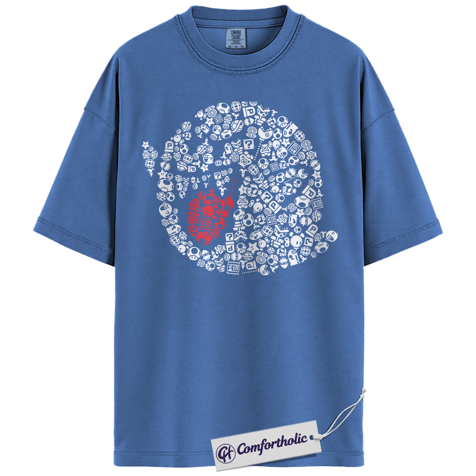 Boo Shirt, Super Mario Shirt, Game Graphic Tee, Comfort Colors Shirt - Image 6