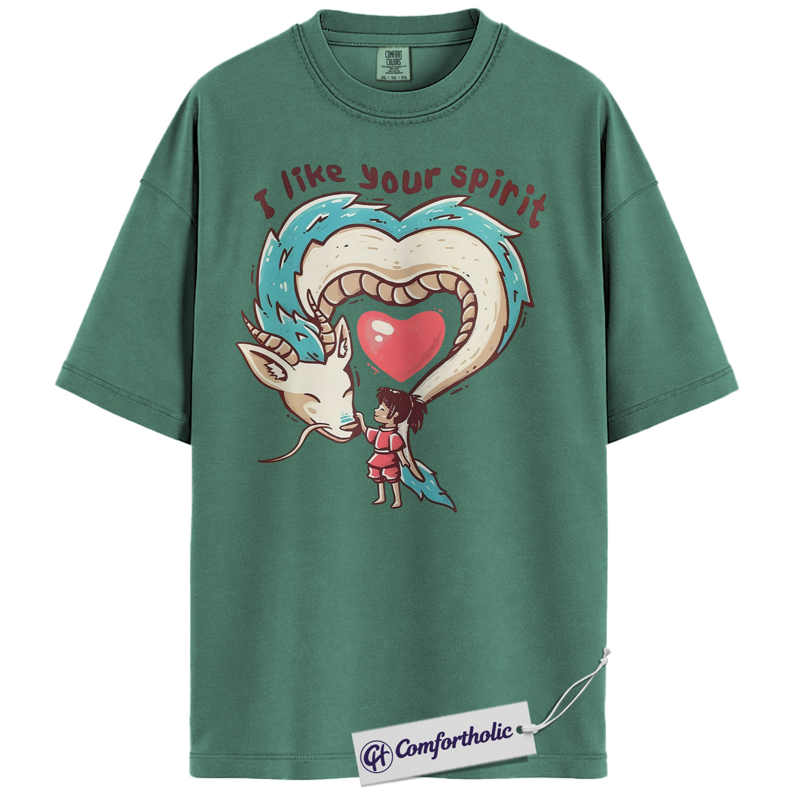 Spirited Away Shirt, Studio Ghibli Shirt, Valentine's Day Shirt, Anime Graphic Tee, Comfort Colors Shirt - Image 9