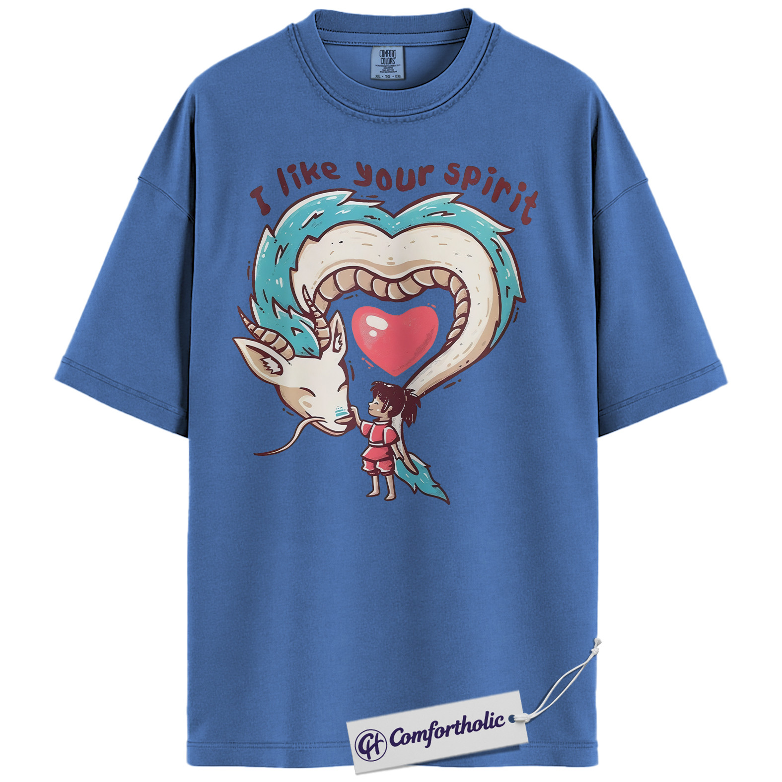 Spirited Away Shirt, Studio Ghibli Shirt, Valentine's Day Shirt, Anime Graphic Tee, Comfort Colors Shirt - Image 11