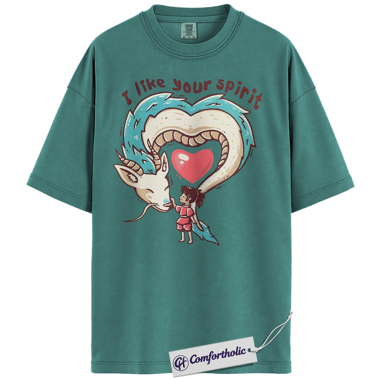 Spirited Away Shirt, Studio Ghibli Shirt, Valentine's Day Shirt, Anime Graphic Tee, Comfort Colors Shirt - Image 12