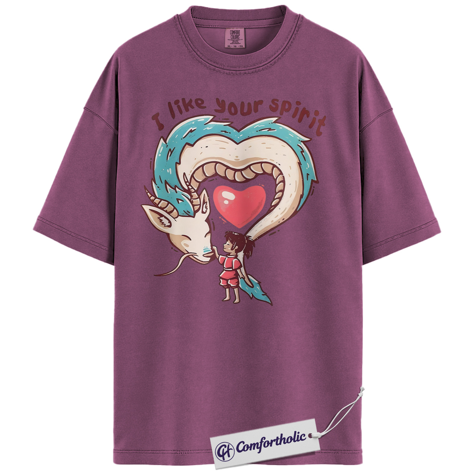Spirited Away Shirt, Studio Ghibli Shirt, Valentine's Day Shirt, Anime Graphic Tee, Comfort Colors Shirt - Image 14