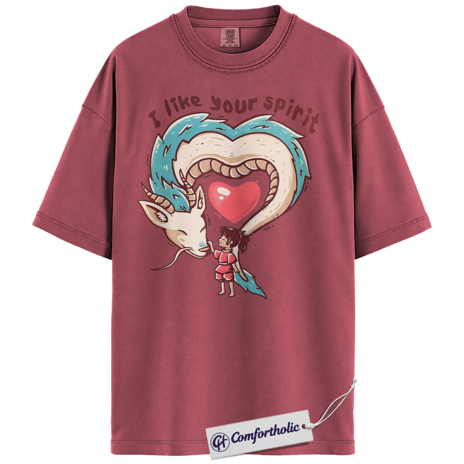Spirited Away Shirt, Studio Ghibli Shirt, Valentine's Day Shirt, Anime Graphic Tee, Comfort Colors Shirt - Image 17