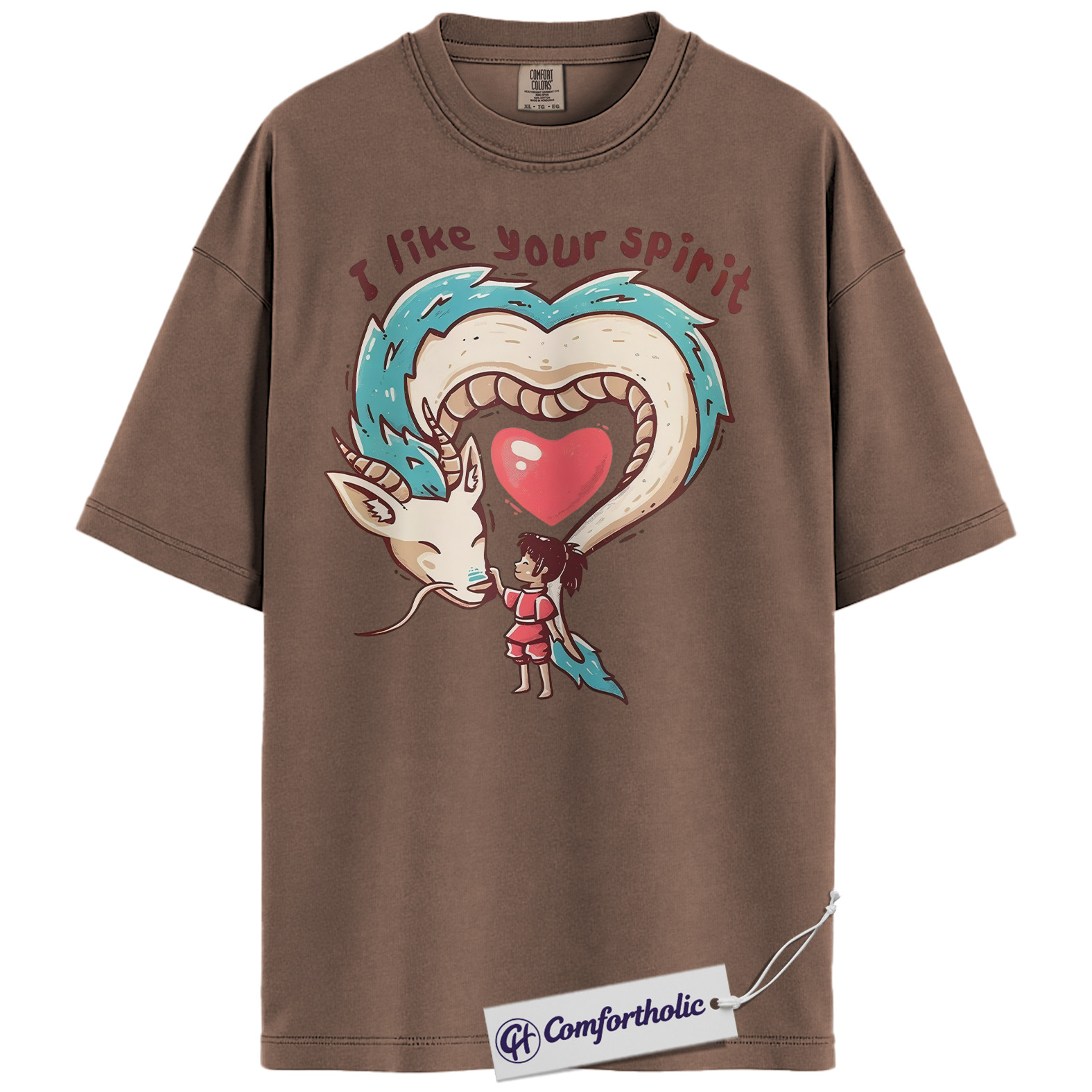 Spirited Away Shirt, Studio Ghibli Shirt, Valentine's Day Shirt, Anime Graphic Tee, Comfort Colors Shirt - Image 18