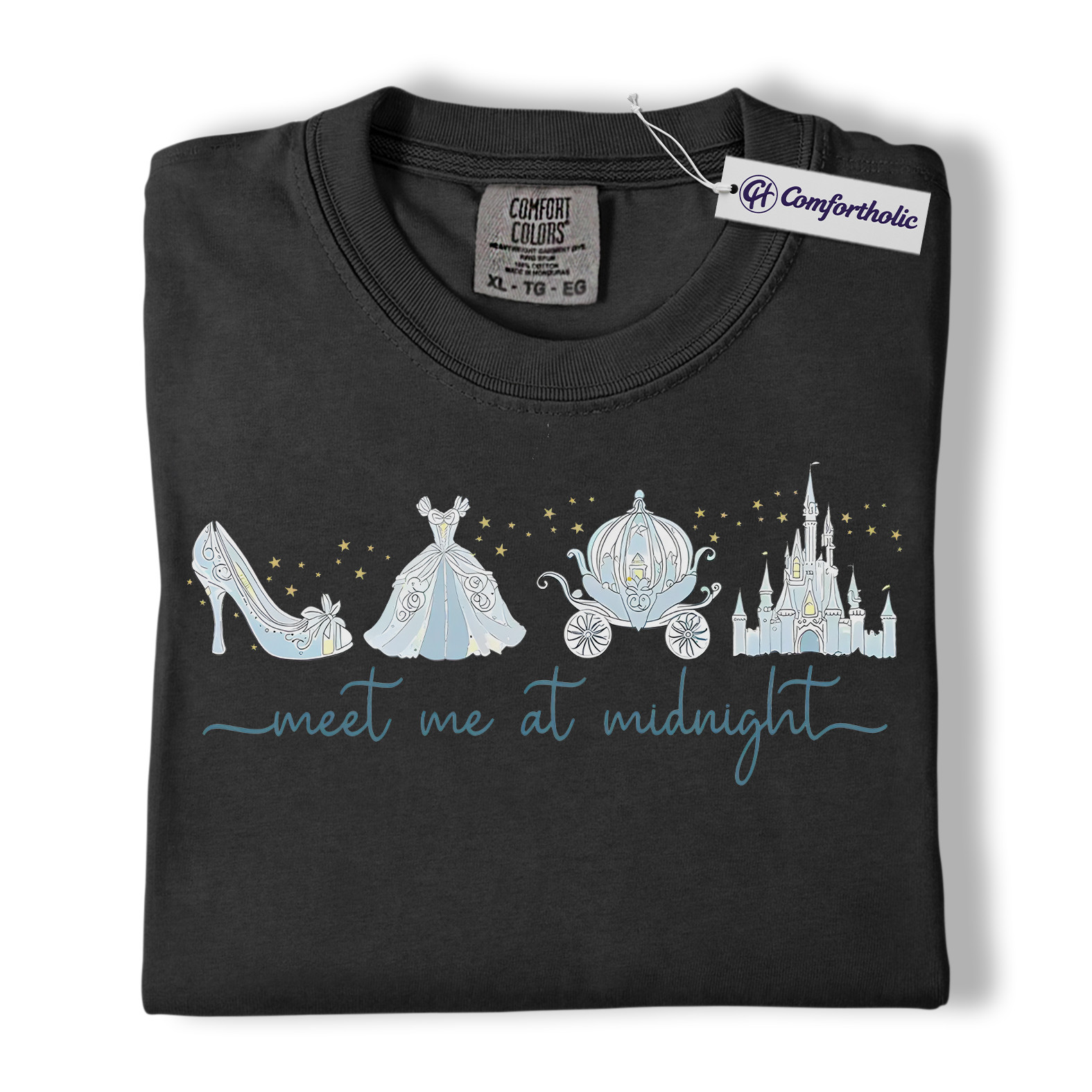 Cinderella Shirt, Animated Graphic Tee, Comfort Colors Shirt - Image 2