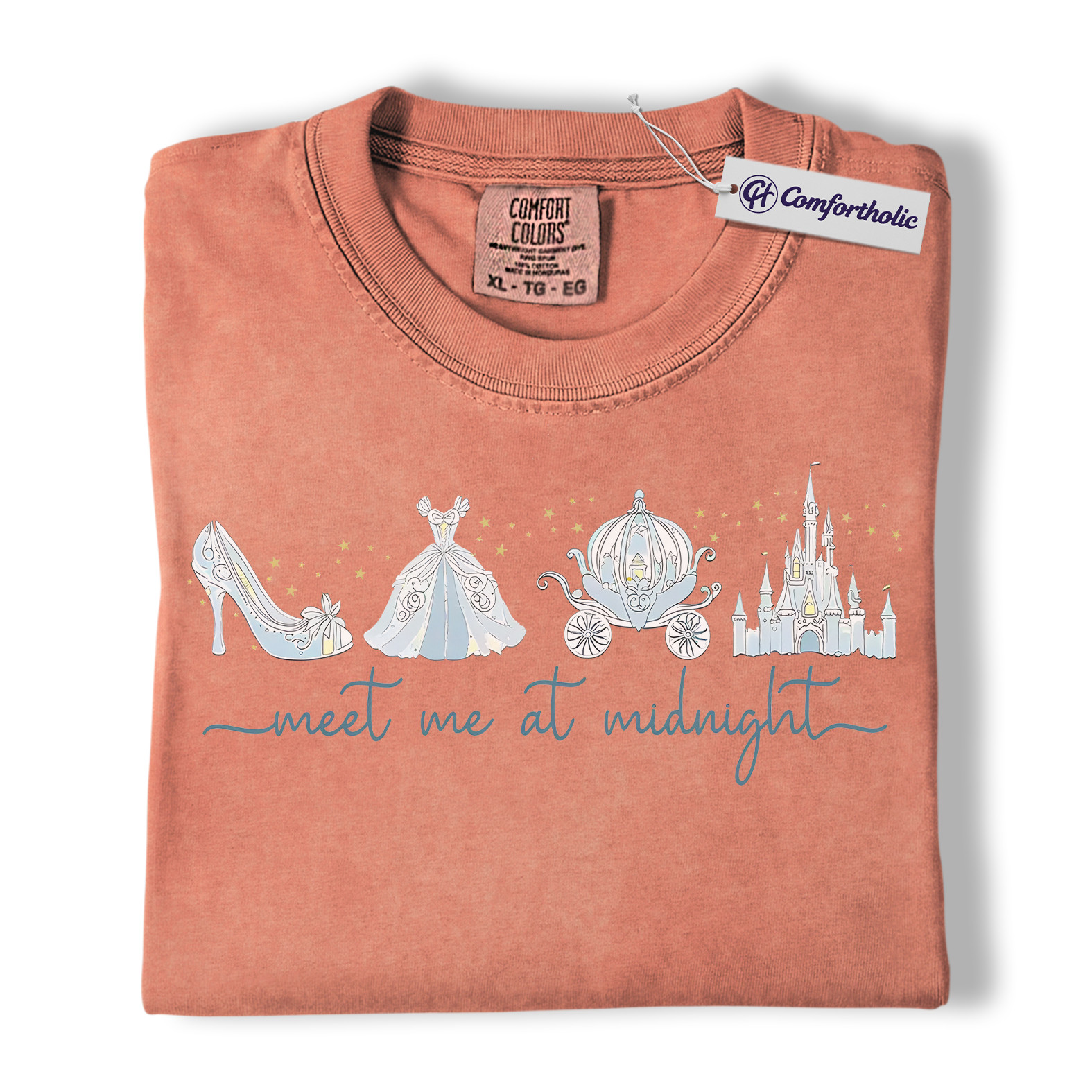 Cinderella Shirt, Animated Graphic Tee, Comfort Colors Shirt - Image 5