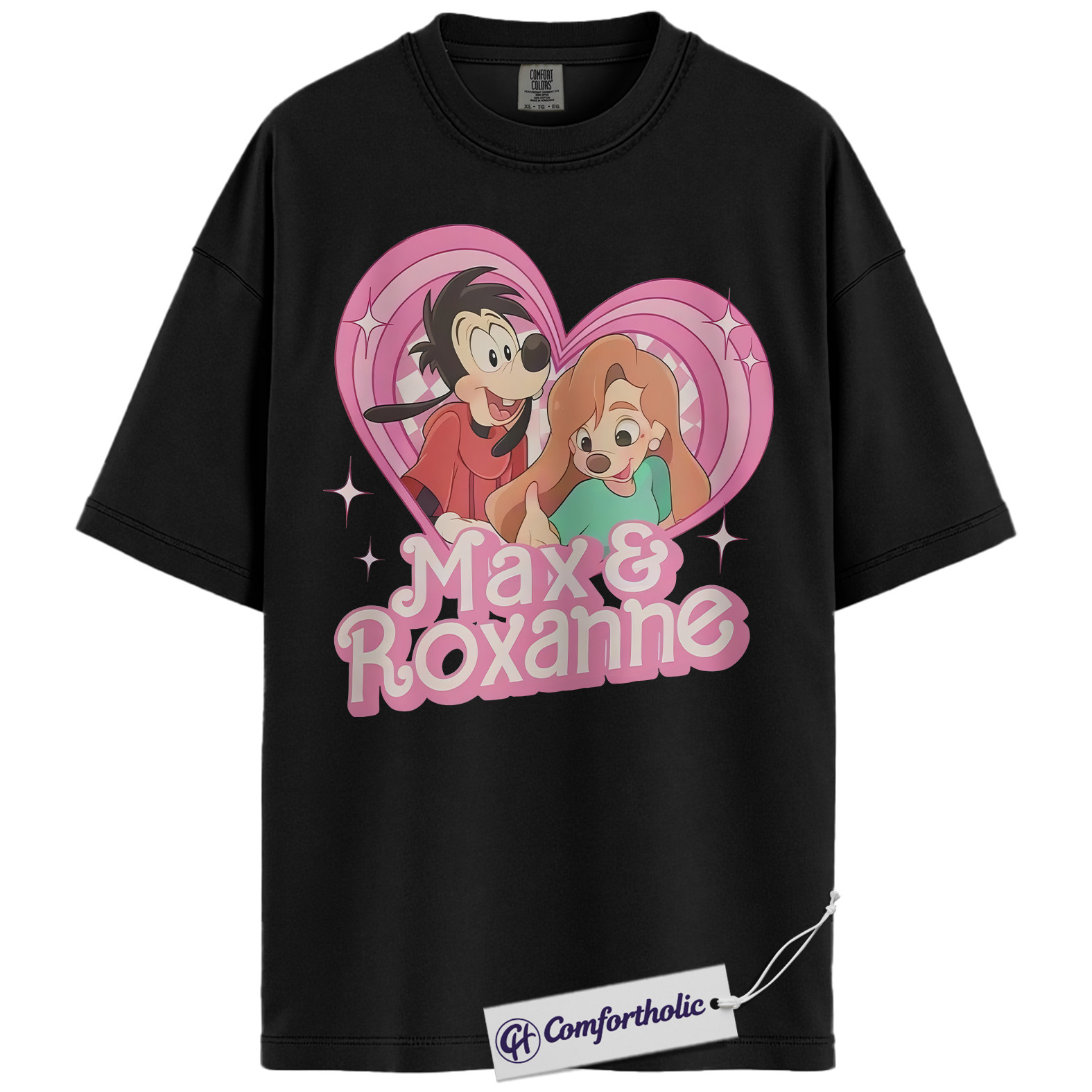 Roxanne Shirt, A Goofy Movie Shirt, Valentine's Day Shirt, Animated Graphic Tee, Comfort Colors Shirt - Image 3