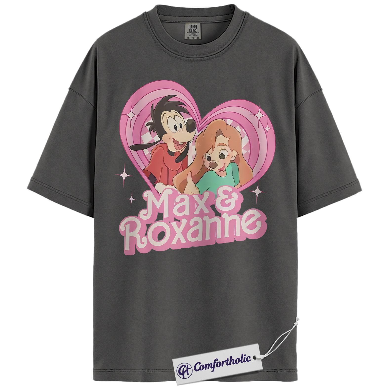 Roxanne Shirt, A Goofy Movie Shirt, Valentine's Day Shirt, Animated Graphic Tee, Comfort Colors Shirt - Image 4
