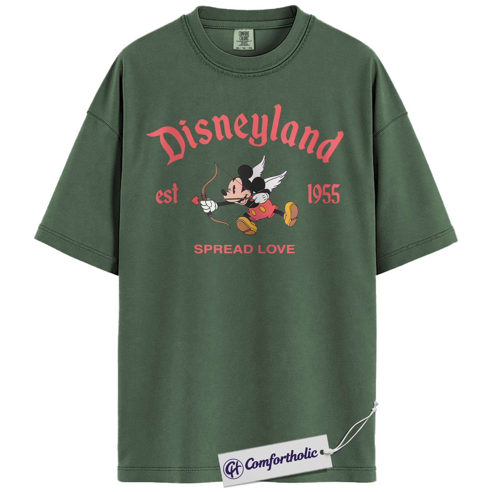 Mickey Mouse Shirt, Valentine's Day Shirt, Animated Graphic Tee, Comfort Colors Shirt - Image 5