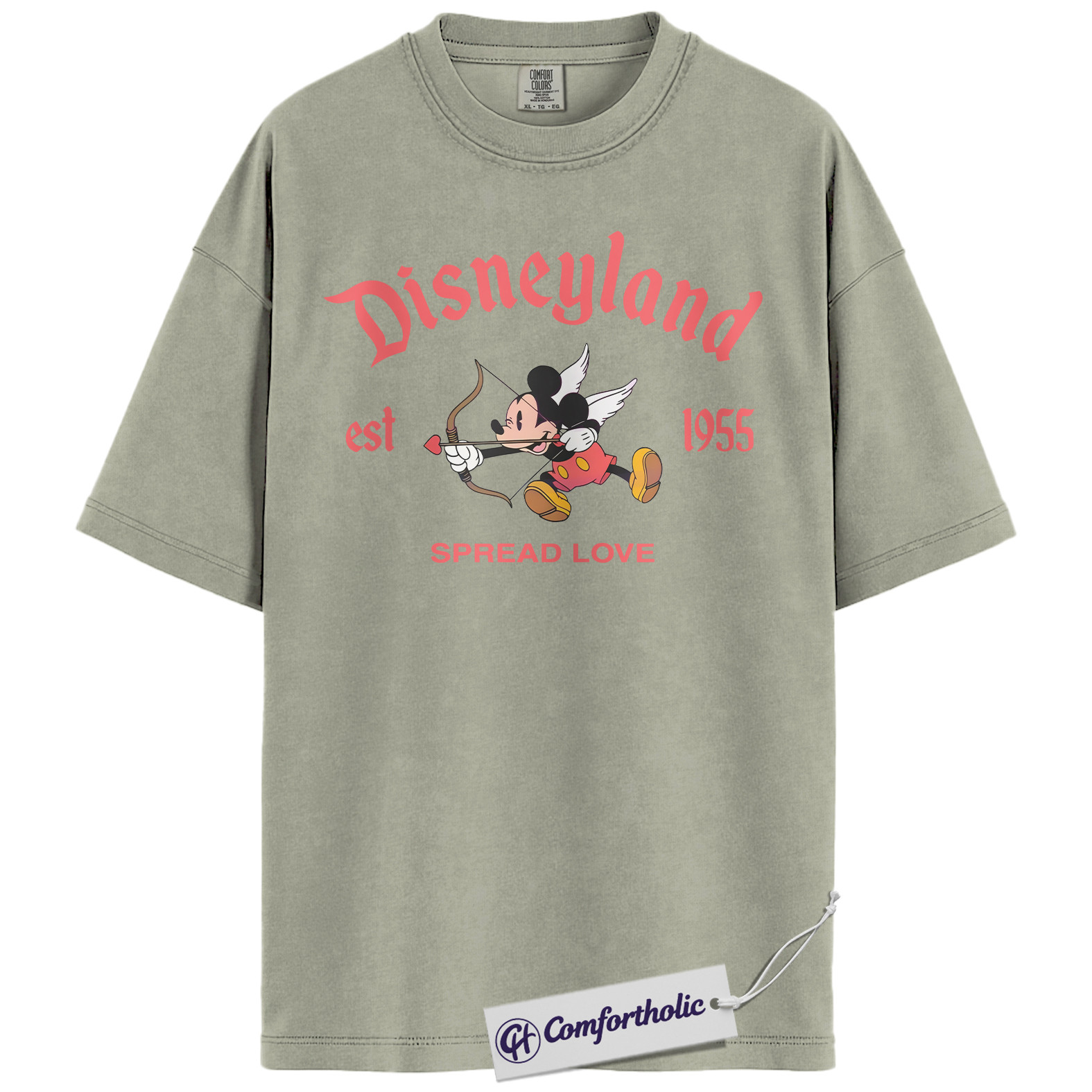 Mickey Mouse Shirt, Valentine's Day Shirt, Animated Graphic Tee, Comfort Colors Shirt - Image 6