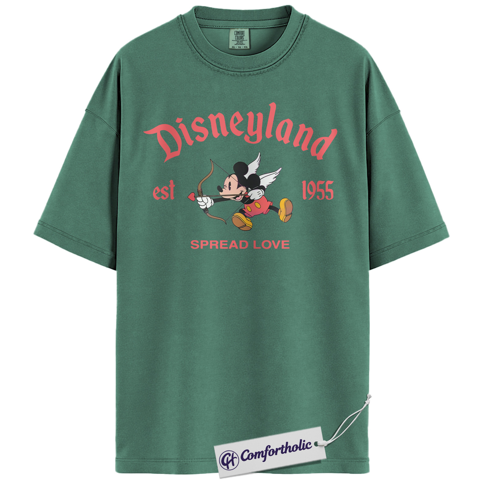 Mickey Mouse Shirt, Valentine's Day Shirt, Animated Graphic Tee, Comfort Colors Shirt - Image 8