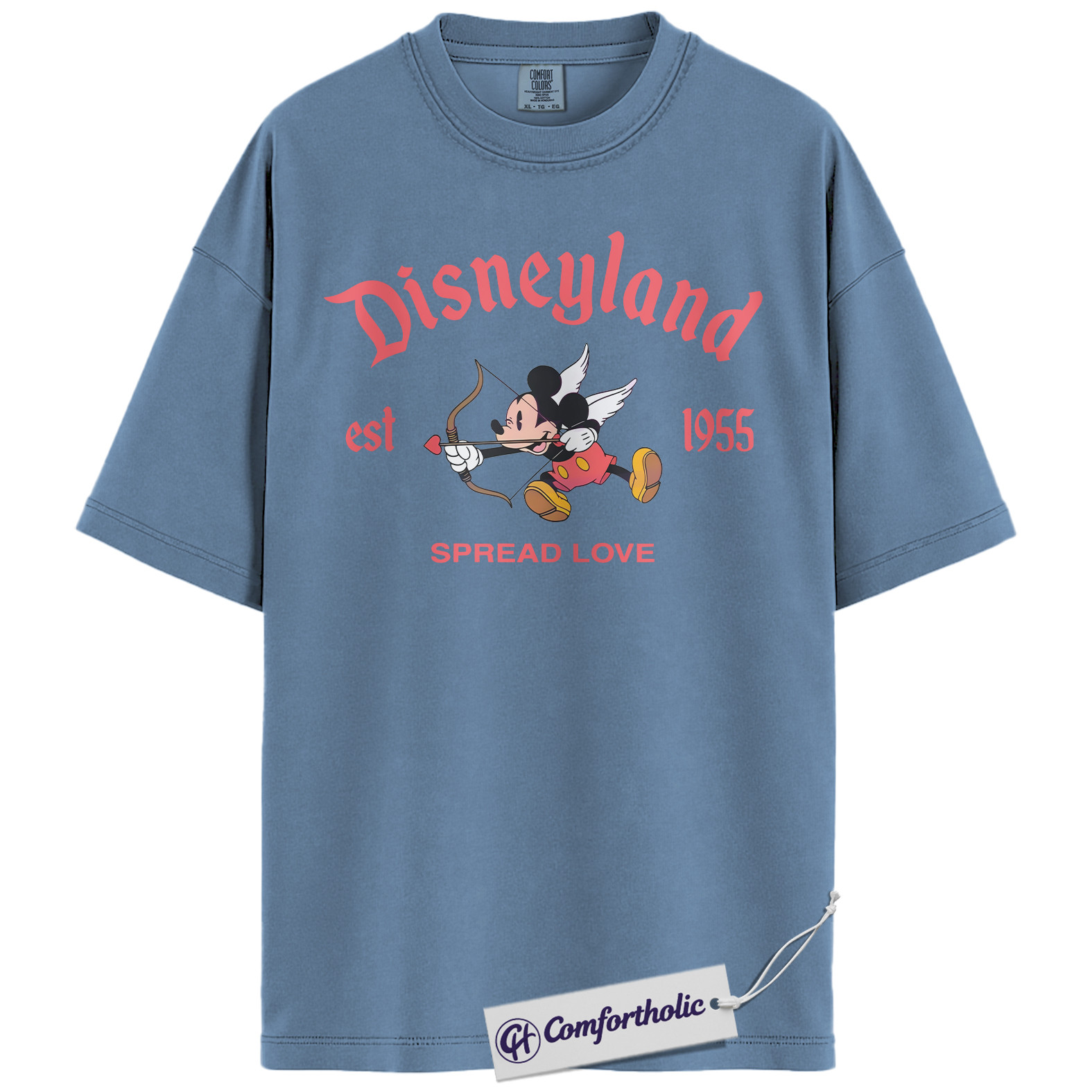 Mickey Mouse Shirt, Valentine's Day Shirt, Animated Graphic Tee, Comfort Colors Shirt - Image 14