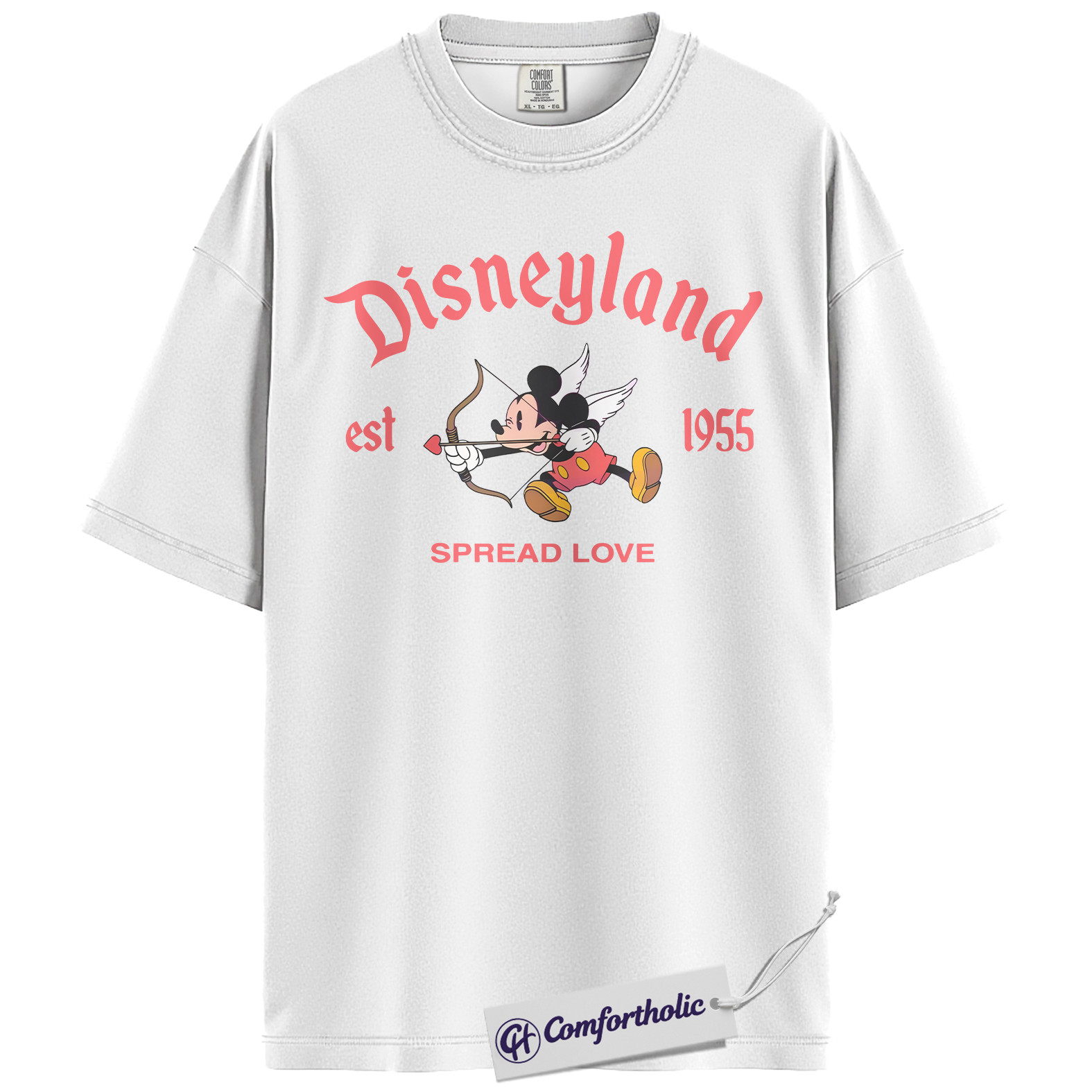 Mickey Mouse Shirt, Valentine's Day Shirt, Animated Graphic Tee, Comfort Colors Shirt - Image 2